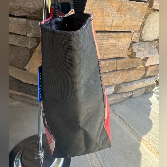 Burberry Blue Label Crestridge Plaid Canvas Mini Tote - Picture 3 of 8